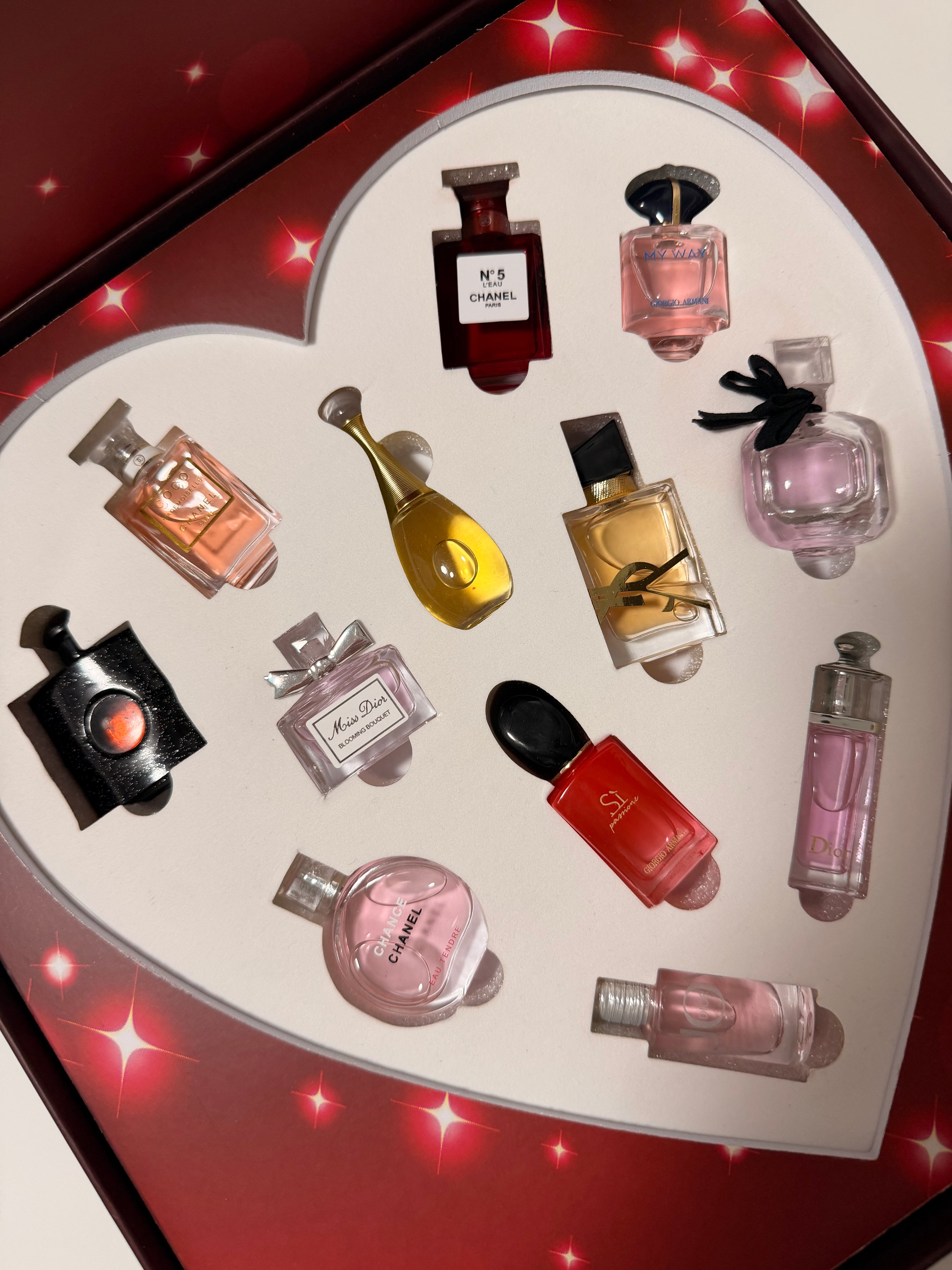 Set variado de mini tallas 5ml